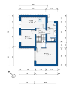 Grundriss Dachgeschoss