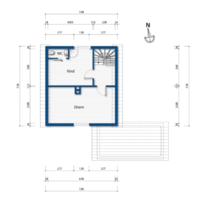 Grundriss Dachgeschoss