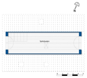 Grundriss Spitzboden