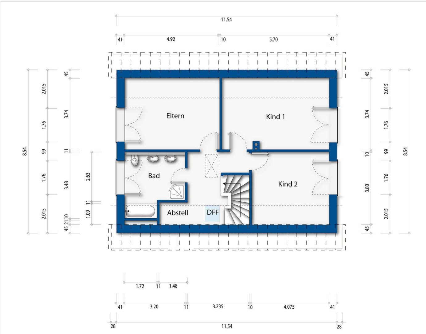Grundriss Dachgeschoss
