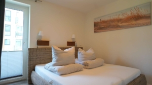 Das geschmackvolle Schlafzimmer...