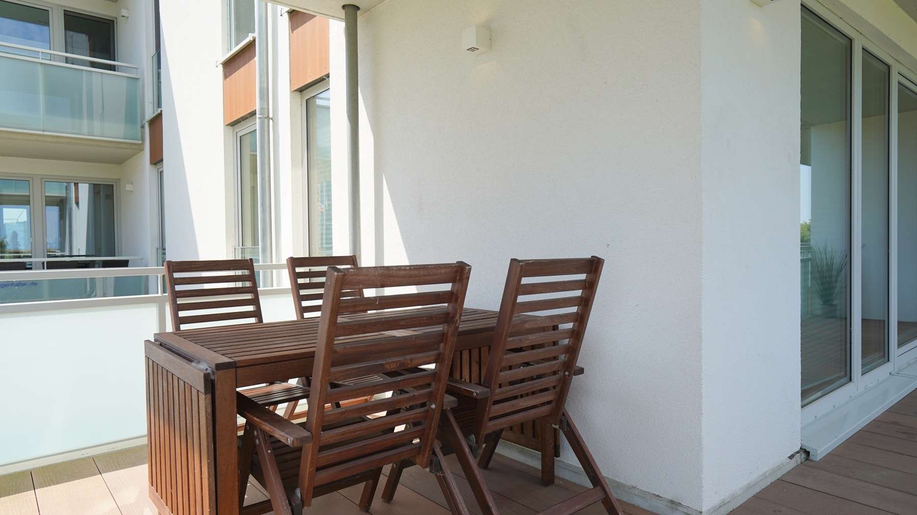 Überdachte Essecke auf dem...