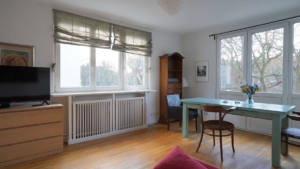 Viel Licht bestimmt den Charakter der Wohnung