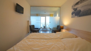 ..so dass Sie vom Bett aus die Nordsee im Blick haben