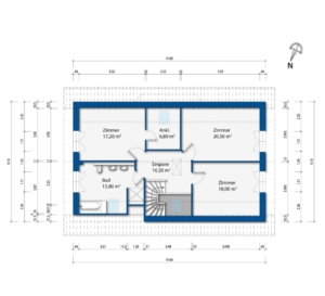 Grundriss Dachgeschoss