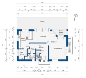 Grundriss Erdgeschoss