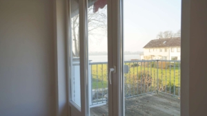 ...mit Blick auf die Elbe...