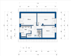 Grundriss Dachgeschoss