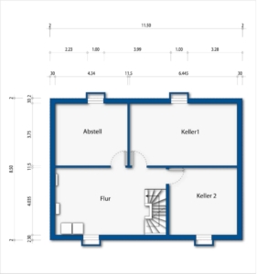 Grundriss Kellergeschoss