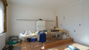 Raum 3 Erdgeschoss - sollte wohl eine Küche werden