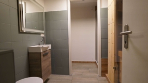 Ein tolles Highlight im Haus ist der Saunabereich im Keller...