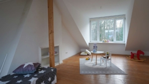 Im Dachgeschoss besonders viel Licht und Platz...