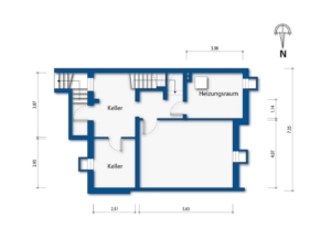 Grundriss Kellergeschoss