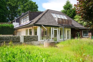 Ansicht der Häuser von der Gartenseite