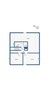 Grundriss Vorderhaus Dachgeschoss