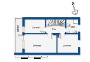 Grundriss Obergeschoss