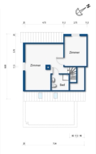 Grundriss Dachgeschoss